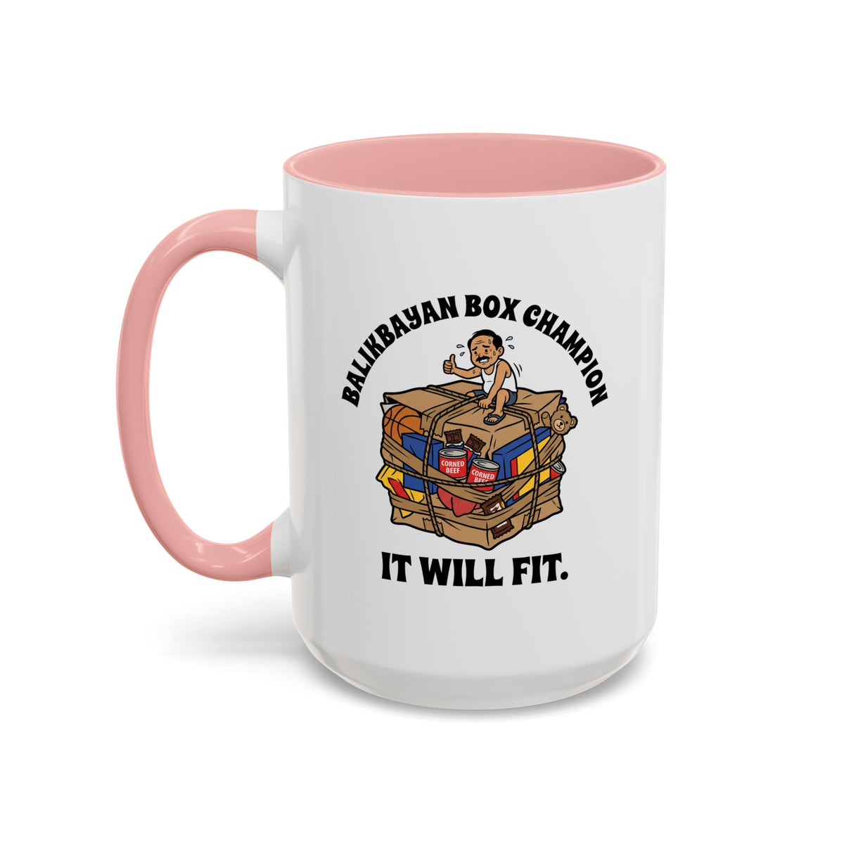 Balikbayan Box Champion It Will Fit Funny Filipino Mug, Filipino Coffee Mug Gift