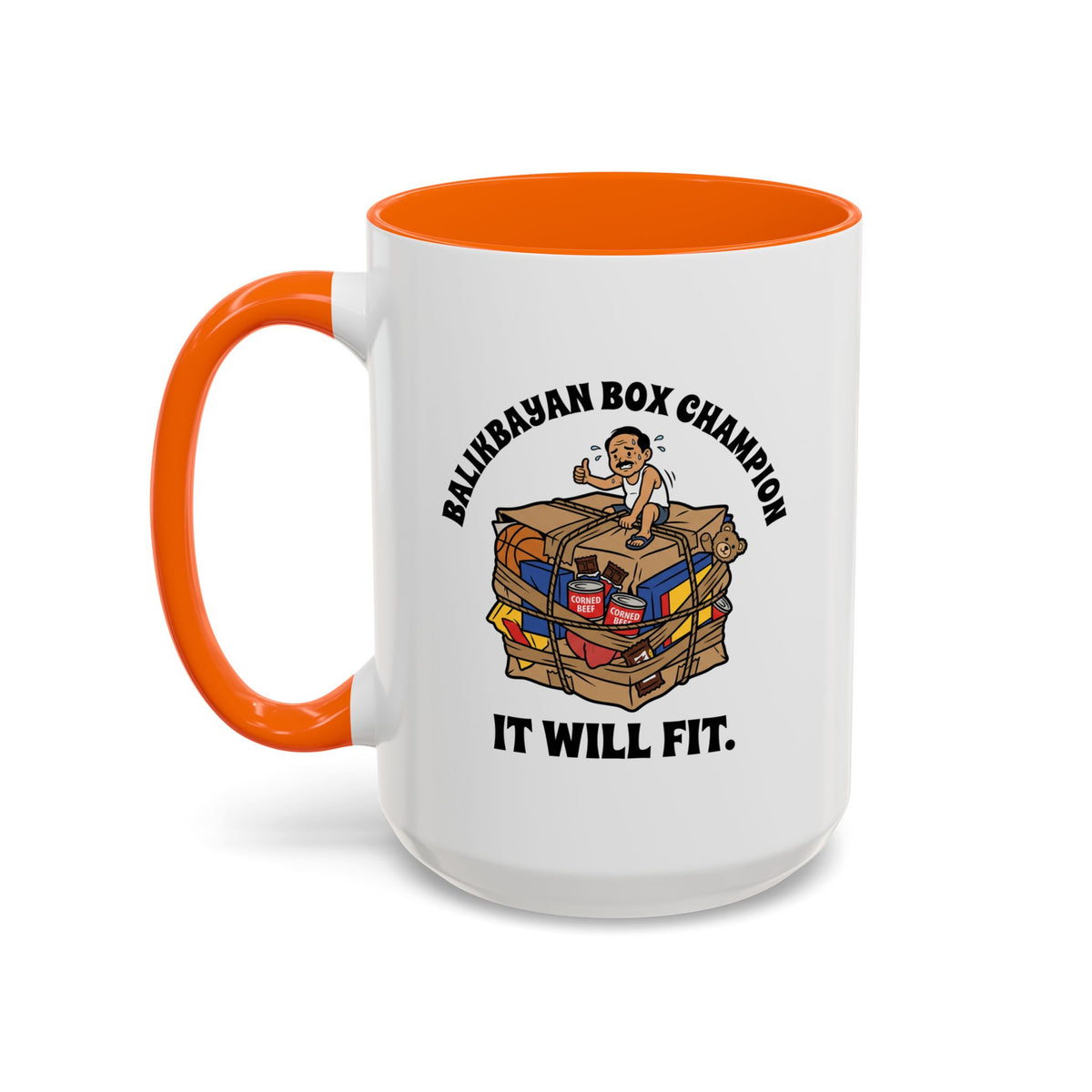 Balikbayan Box Champion It Will Fit Funny Filipino Mug, Filipino Coffee Mug Gift