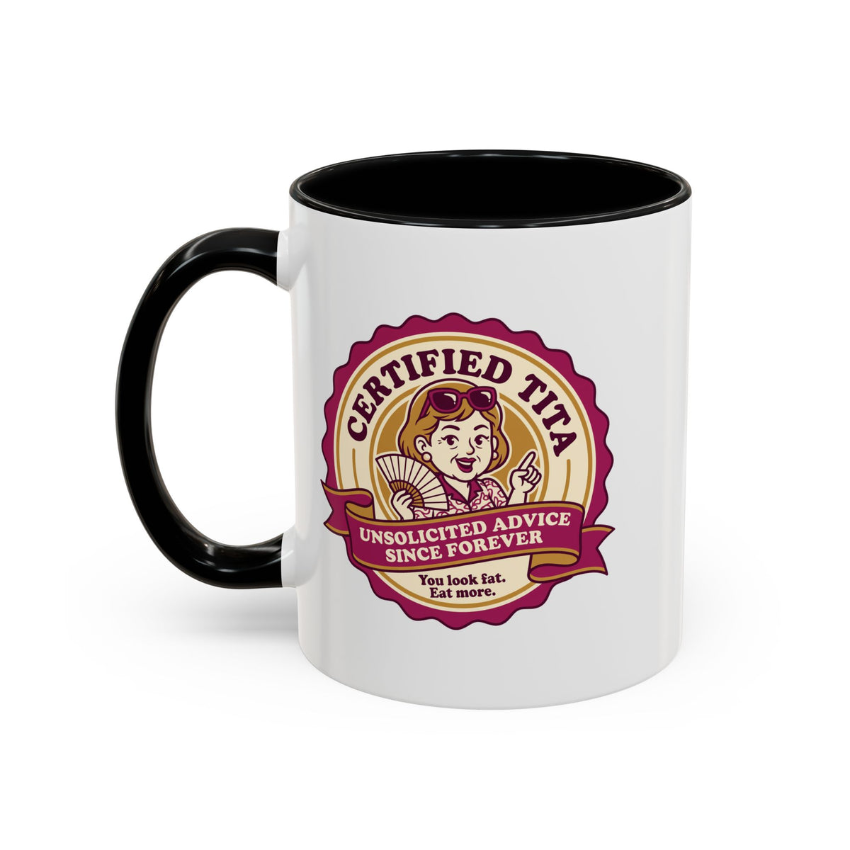 Certified Tita Unsolicited Advice Funny Filipino Mug, Filipino Coffee Mug Gift