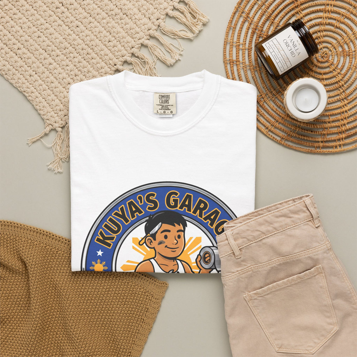 Kuya's Garage Ako Na Funny Filipino T-Shirt, Fil-Am Gift, Comfort Colors Tee