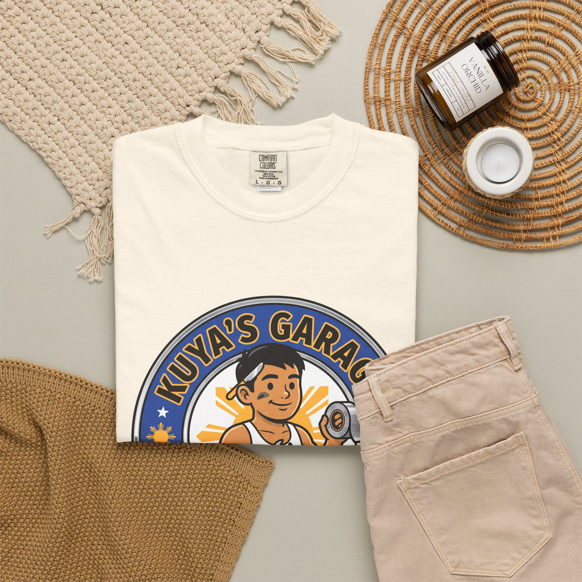 Kuya's Garage Ako Na Funny Filipino T-Shirt, Fil-Am Gift, Comfort Colors Tee