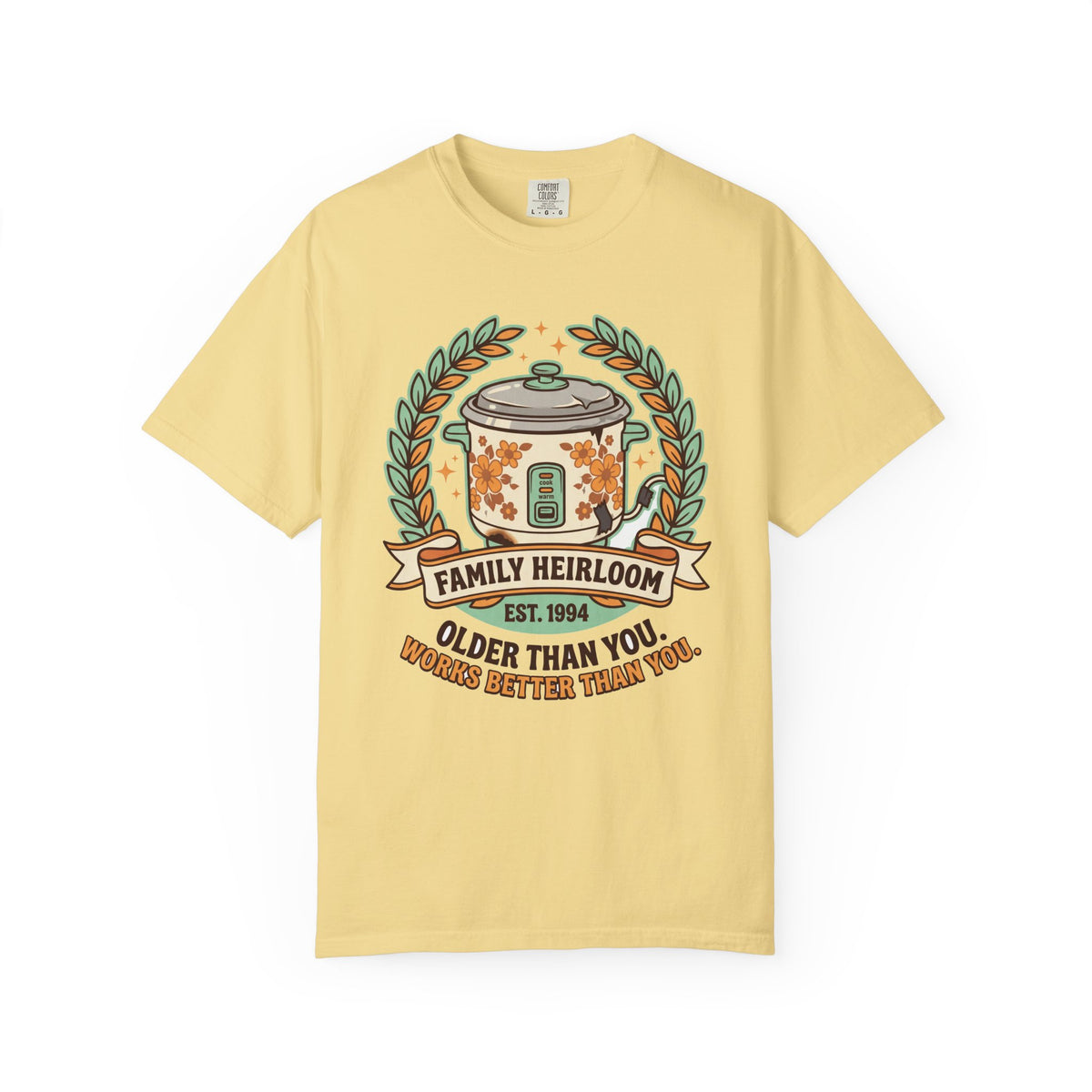 Rice Cooker Family Heirloom Est 1994 Funny Asian T-Shirt, Fil-Am Gift, Comfort Colors Tee