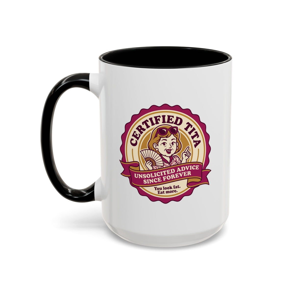 Certified Tita Unsolicited Advice Funny Filipino Mug, Filipino Coffee Mug Gift
