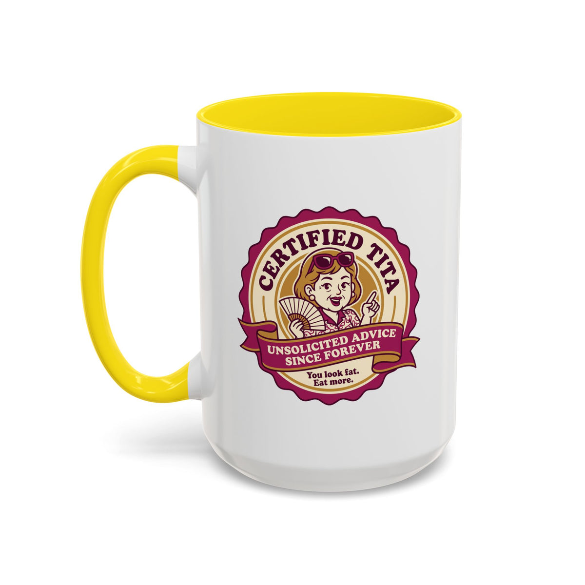 Certified Tita Unsolicited Advice Funny Filipino Mug, Filipino Coffee Mug Gift