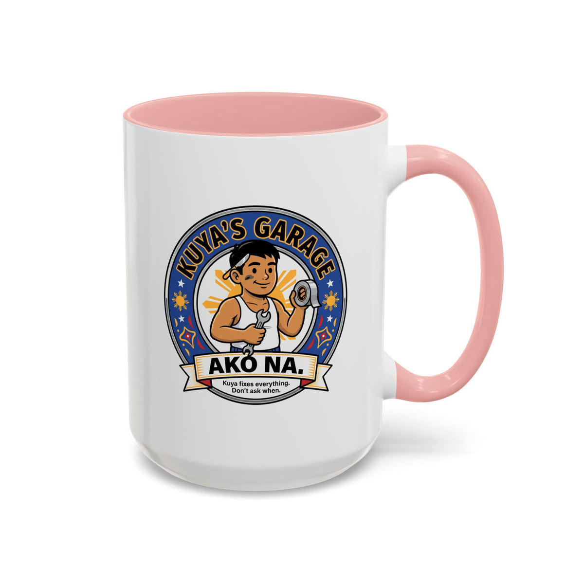 Kuya's Garage Ako Na Funny Filipino Mug, Filipino Coffee Mug Gift