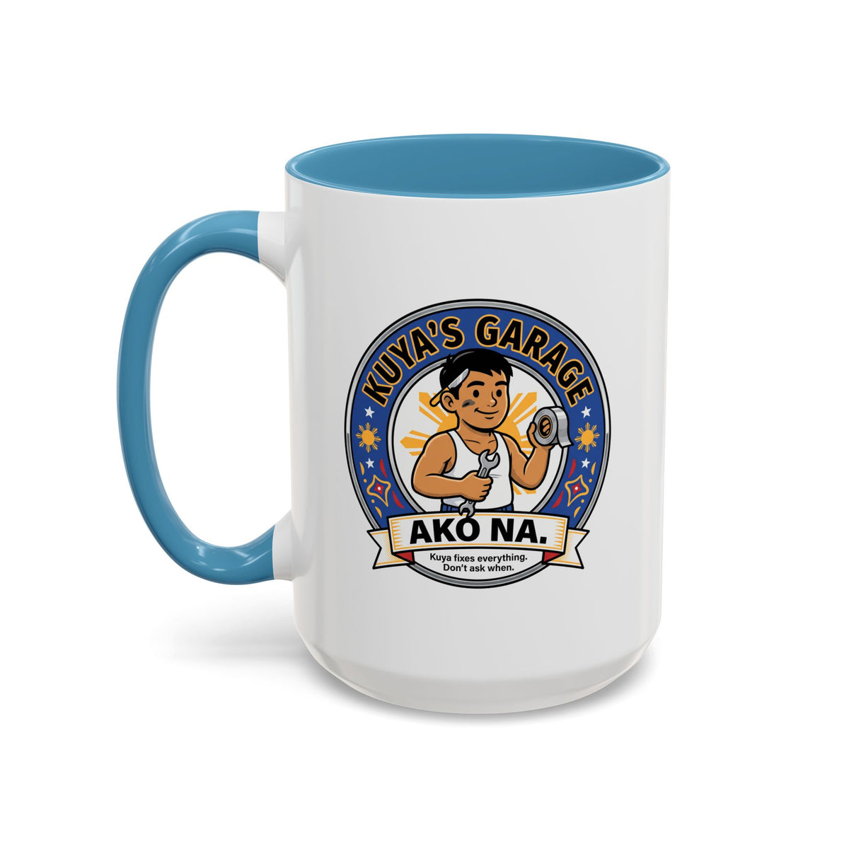 Kuya's Garage Ako Na Funny Filipino Mug, Filipino Coffee Mug Gift