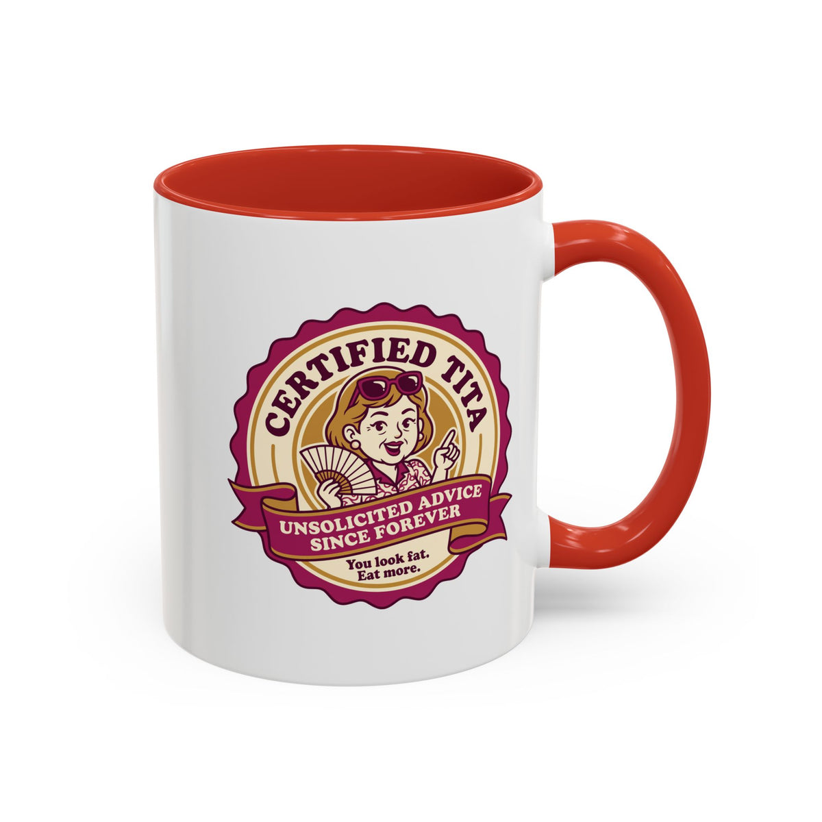 Certified Tita Unsolicited Advice Funny Filipino Mug, Filipino Coffee Mug Gift