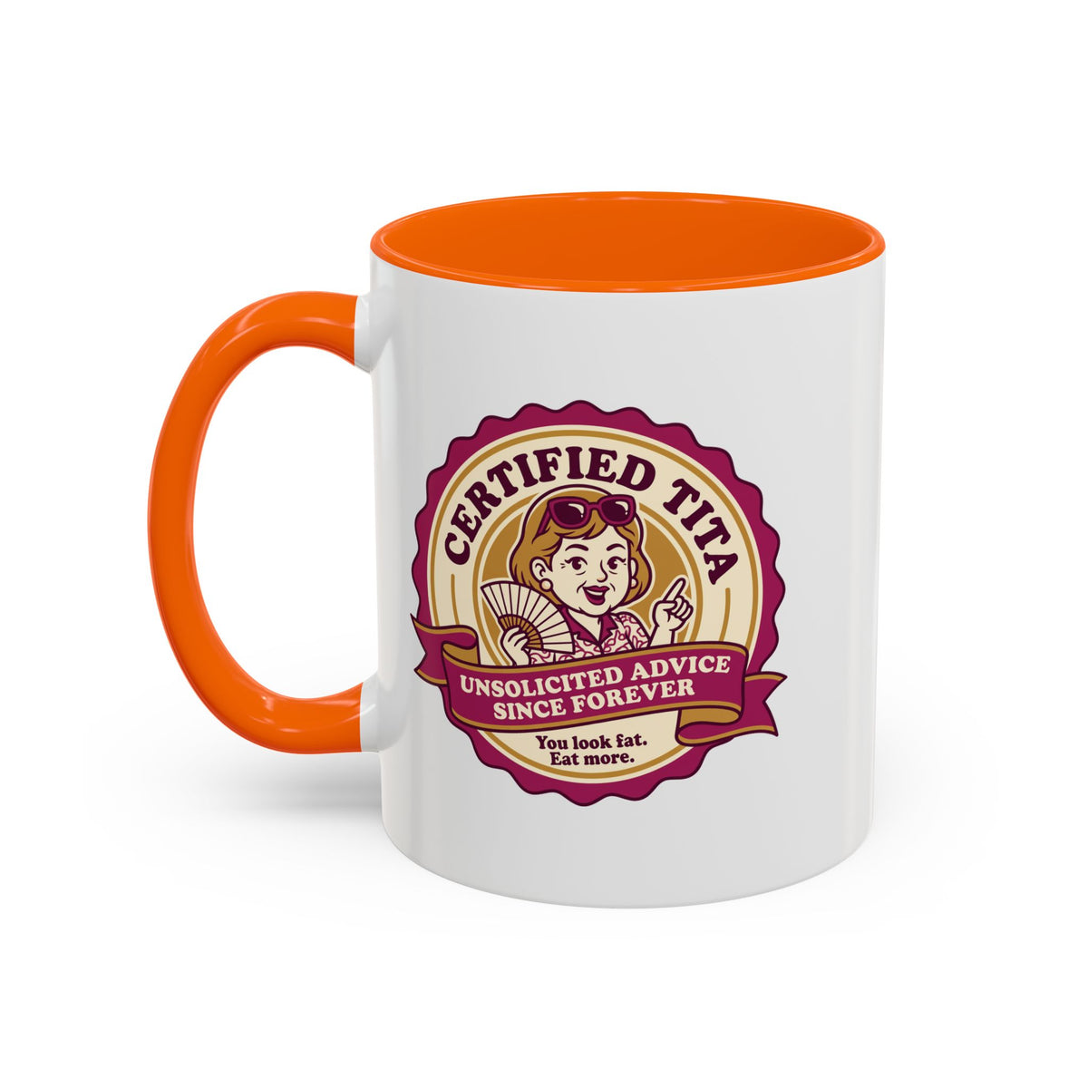 Certified Tita Unsolicited Advice Funny Filipino Mug, Filipino Coffee Mug Gift