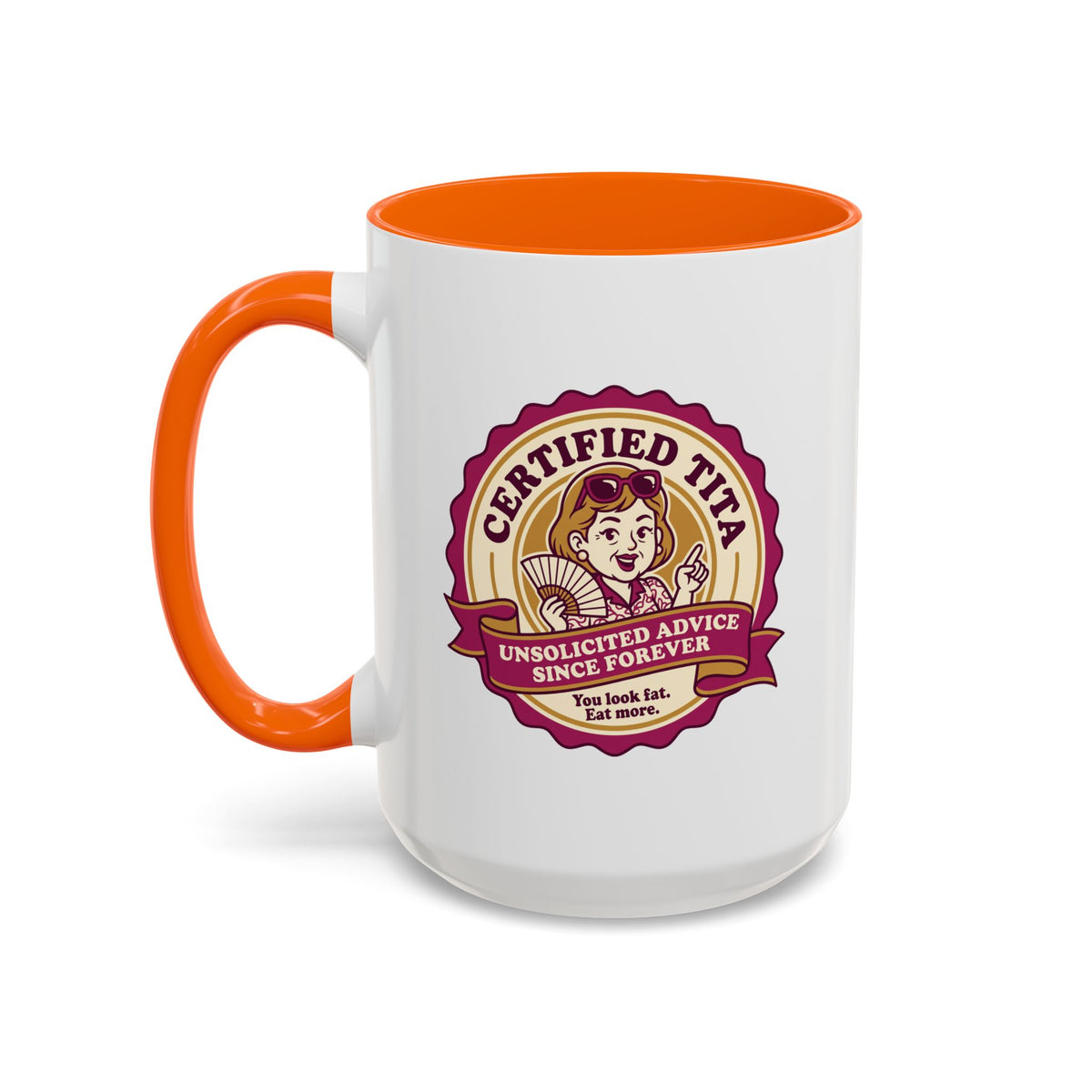 Certified Tita Unsolicited Advice Funny Filipino Mug, Filipino Coffee Mug Gift