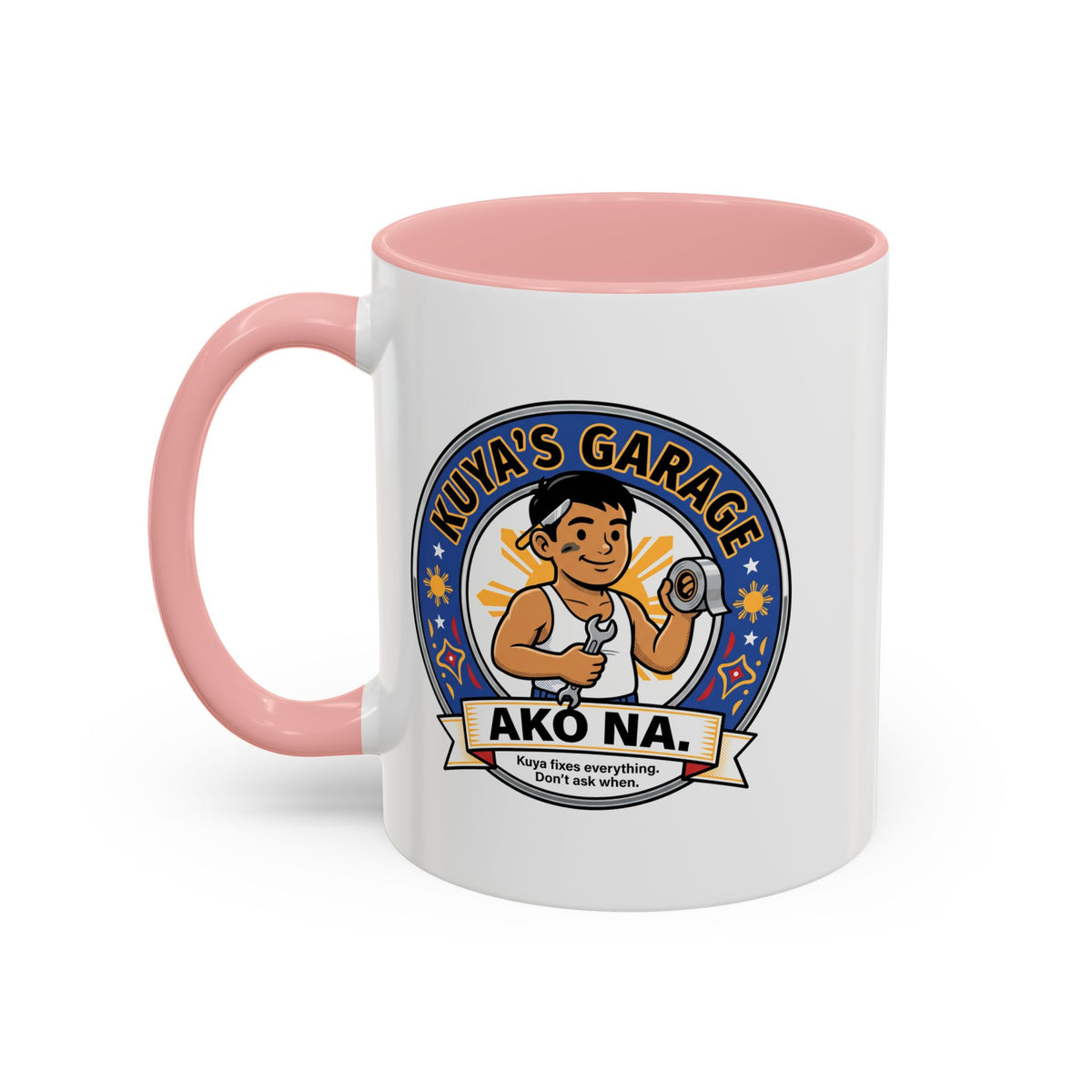 Kuya's Garage Ako Na Funny Filipino Mug, Filipino Coffee Mug Gift