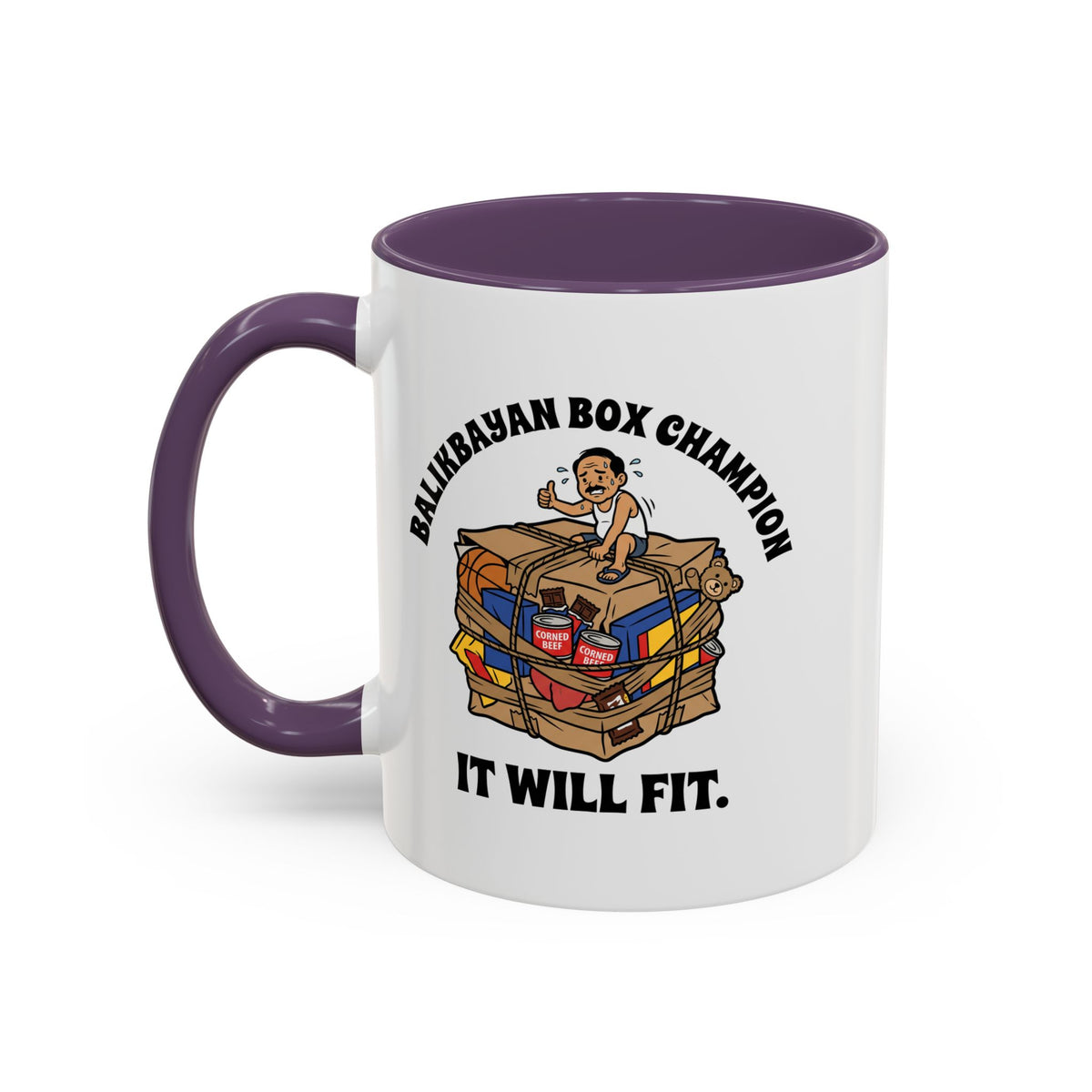 Balikbayan Box Champion It Will Fit Funny Filipino Mug, Filipino Coffee Mug Gift