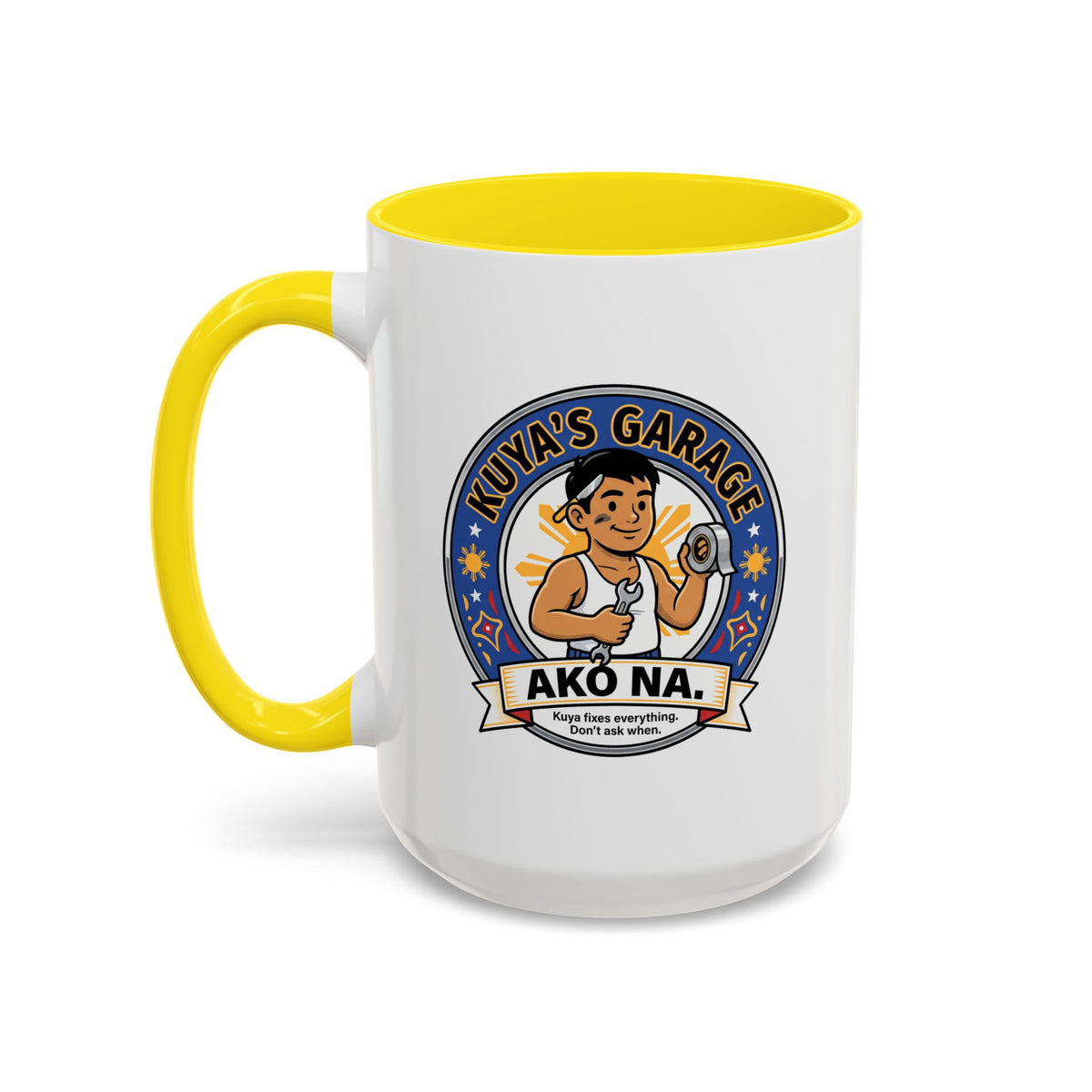 Kuya's Garage Ako Na Funny Filipino Mug, Filipino Coffee Mug Gift