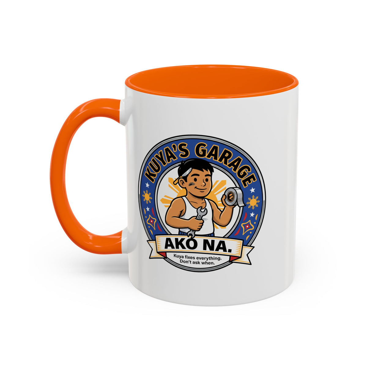 Kuya's Garage Ako Na Funny Filipino Mug, Filipino Coffee Mug Gift